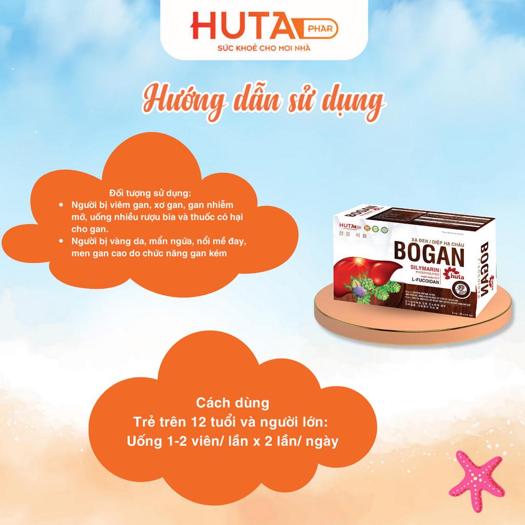 Viên Bổ gan HUTA PHAR  giúp thanh nhiệt, mát gan.