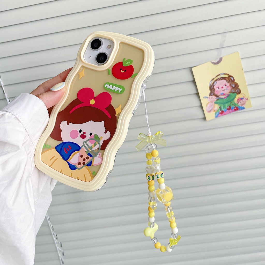 Mới Dây Đeo Điện Thoại Đính Hạt Ngọc Trai Giả Mềm Mại