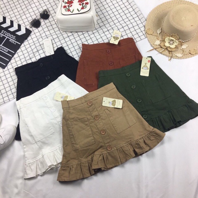 XẢ HÀNG - CHÂN VÁY THÔ PEPLUM MS11028 | BigBuy360 - bigbuy360.vn