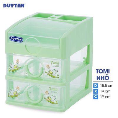 Tủ nhựa Mini 💖𝑭𝑹𝑬𝑬𝑺𝑯𝑰𝑷💖 Tủ Nhựa Duy Tân 3 tầng tiện dụng - đựng mỹ phẫm