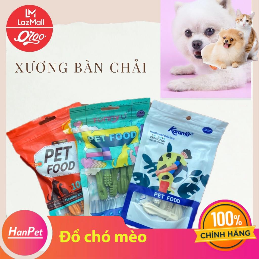 Bánh thưởng cho mèo và cho chó xương gặm orgo thế hệ mới