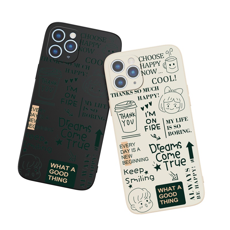 Ốp lưng iphone Ốp điện thoại SUNTAIHO silicon mềm hình cậu bé cô bé xấu hổ cho iPhone 13 12 11 Pro Max X XR Xs Max 7 8+ 12mini 13mini