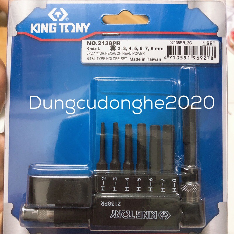 Bộ Vít Lục Giác 7 Cây Kingtony 2138PR