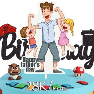 Set 10 thẻ cắm Father và bé trai gái