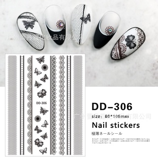 Sticker BƯỚM MẪU MỚI dán móng/ trang trí móng