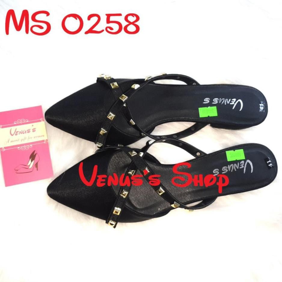 𝐑ẻ 👟 GIÀY SỤC NỮ ĐINH DÂY CHÉO BIGSIZE - MS 0258 . Siêu Chất Hot 1. . A11 ‣