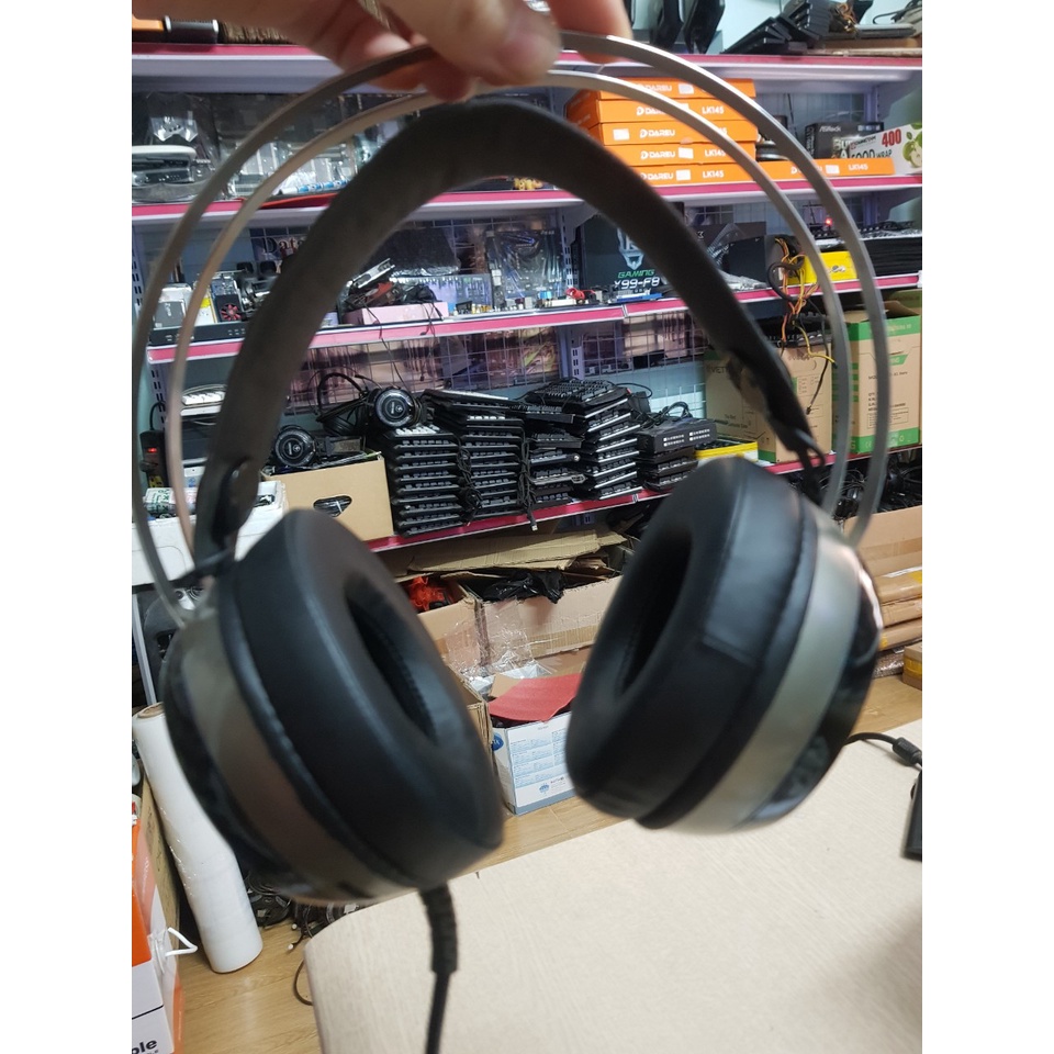 Tai nghe gaming có mic  Dare -U EH722 cũ Led RGB Âm Thanh 7.1 Bass trống cực chất_Tai nghe chơi game pubg