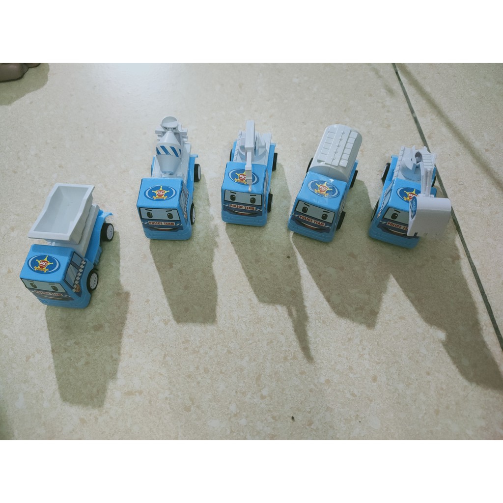 Bộ 4 ô tô đồ chơi công trình M8 cho bé cao cấp