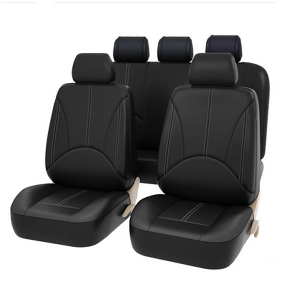 Bộ 4 / 9 Bọc Ghế Xe Hơi Giả Da 5-seater