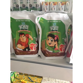 Thùng sữa LIF KUN socola lúa mạch/cam/dâu 24 túi 110ml