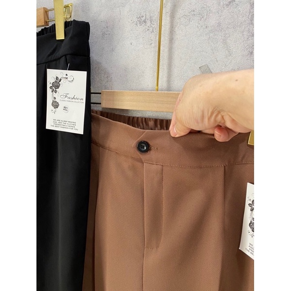 Quần Âu Baggy Big Size Công Sở  Nữ Giới Size 60KG-100KG - QA NAU 126