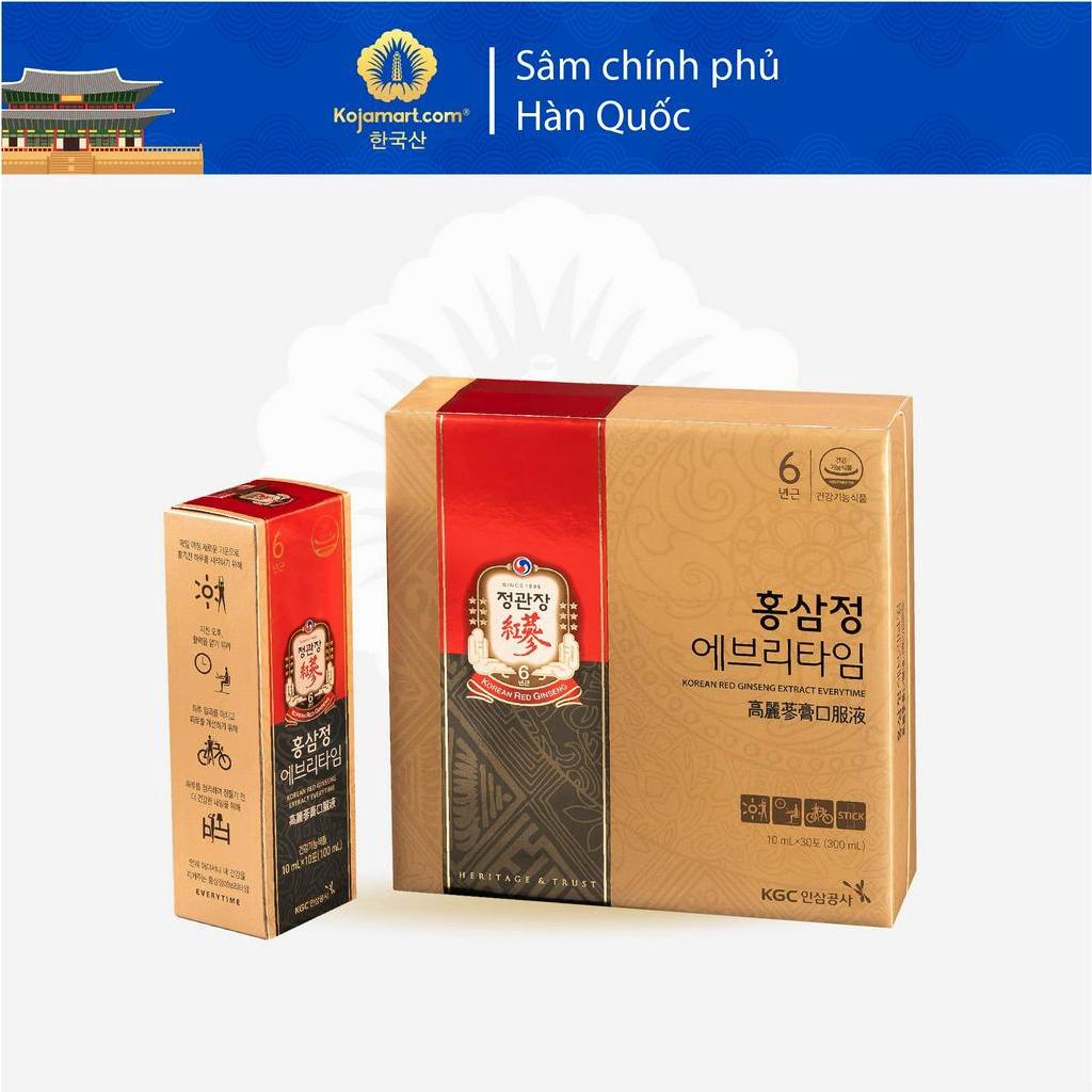 Tinh Chất Hồng Sâm Hàn Quốc KGC Jung Kwan Jang Everytime Original 10ml x 30 gói