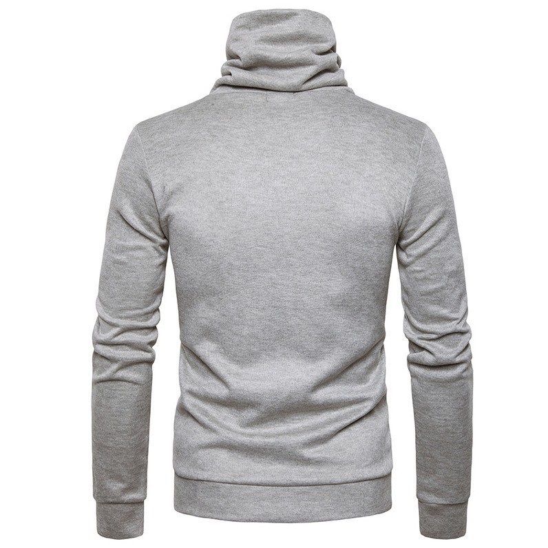 ( Siêu hot) Áo thu đông, Áo thun nam phối khóa cổ vạt chéo thu động, vải thun co dãn 4 chiều chất liệu hàn quốc  Mã N8