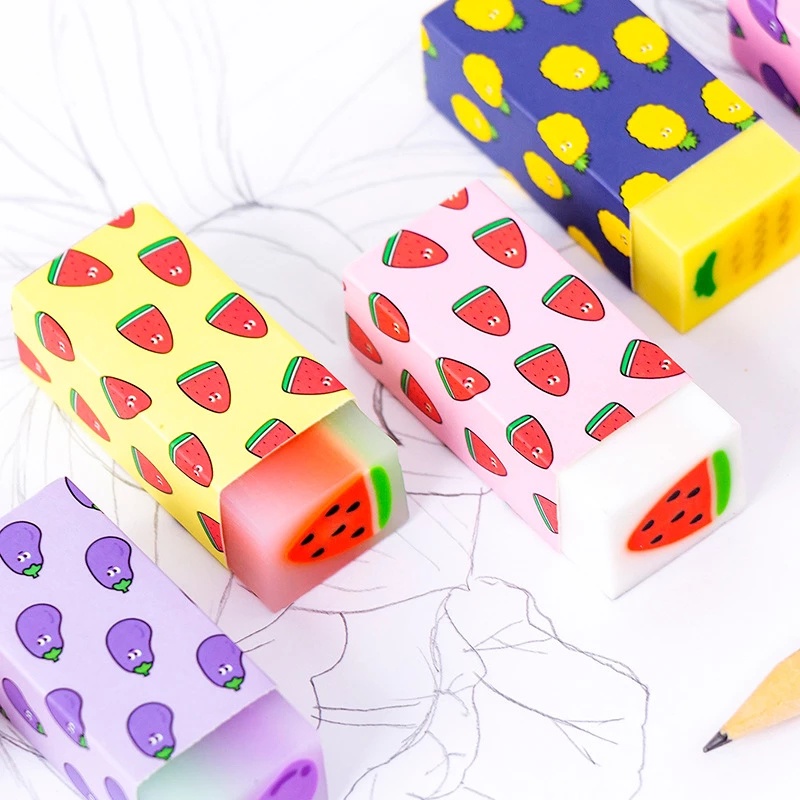 Set 2 Gôm Tẩy Hình Trái Cây Dễ Thương