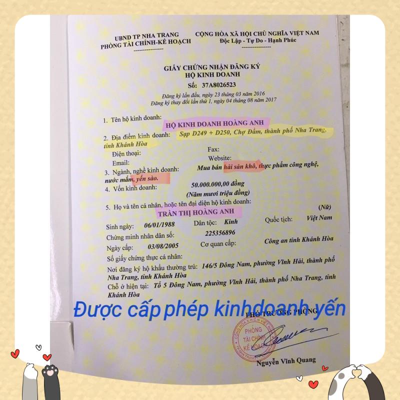 CAM ĐOAN NGUYÊN CHẤT 100g tổ yến tinh chế vụn xơ mướp có chân yến  loại 1 nguyên chất+🎁