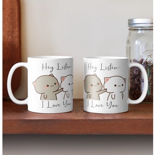 🔥 Ly sứ cốc sứ hình emoji I love You ngộ nghĩnh , quà tặng cao cấp, cốc đôi