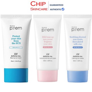 Kem Chống Nắng Vật Lý Make Prem UV Sun Cream Make P:rem SPF 50+ PA++++ 70ml