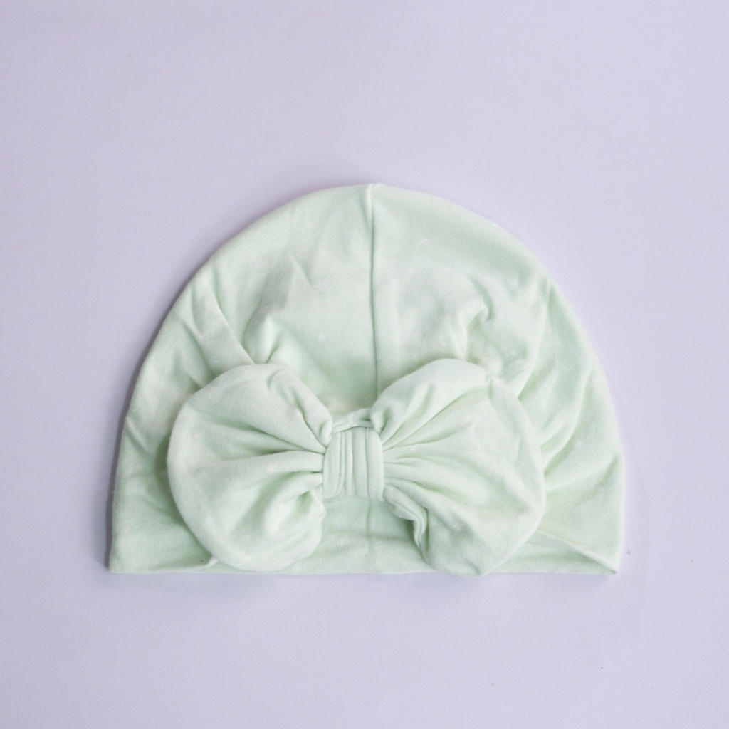 Mũ cho bé TURBAN mũ nơ tròn cao cấp cho bé gái - mã TUNN02 - sp 2