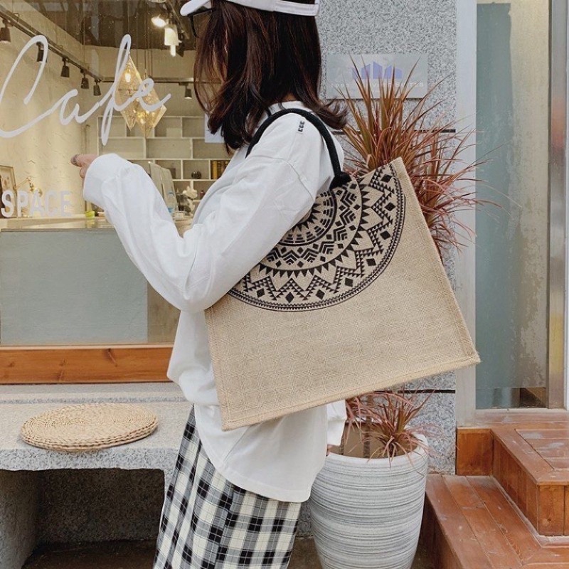 Túi cói Xách Nữ Công Sở Đeo Chéo Đẹp Cao Cấp,Hàng Quảng Châu, Phong Sang Chảnh