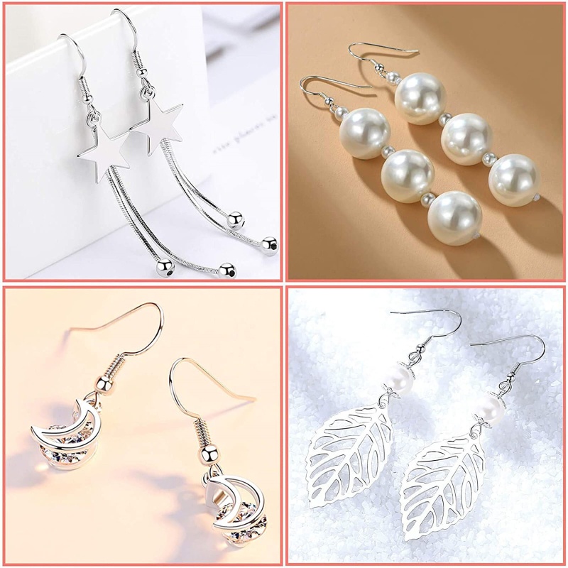 Set 350 Móc Bông Tai + 100 Móc Bông Tai Không Gây Dị Ứng