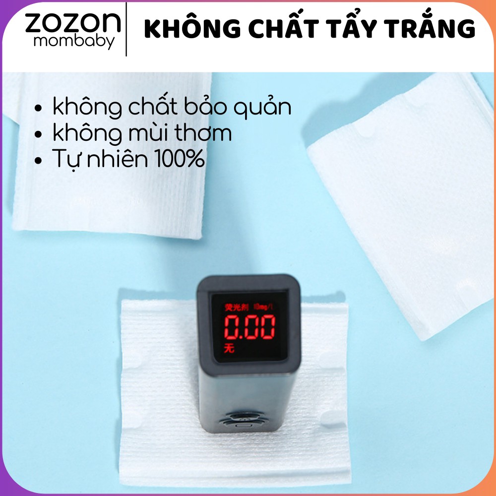 Khăn khô đa năng Hiền Trang tẩy trang, lau vệ sinh, nhúng nước thành khăn ướt giấy ướt, làm từ sợi bông 300 tờ/túi