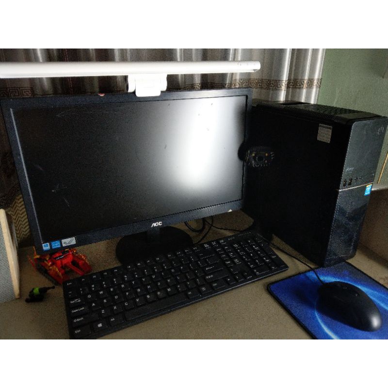 Case PC main H310, cpu i3 8100, ram 8gb, 128gb, 500Gb