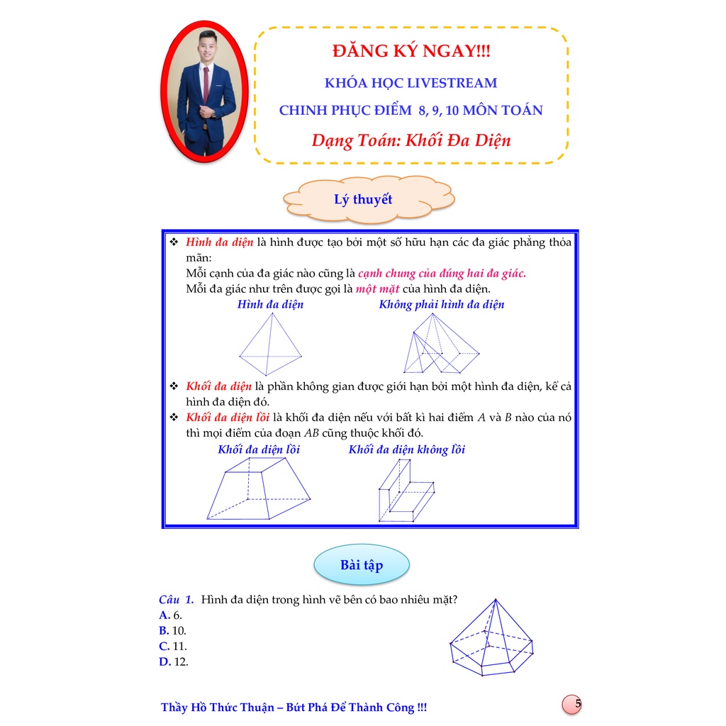 Sách - 7 Ngày Chinh Phục 9+ Hình Học Không Gian