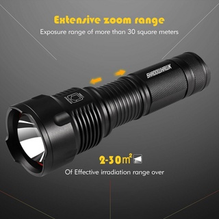 Đèn Pin Siêu Sáng 80000lm Cổng Sạc USB