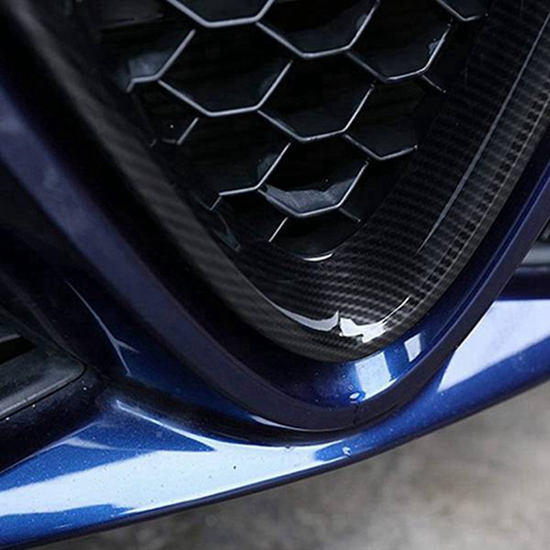 Miếng Dán Logo Chữ V Trang Trí Khung Cản Trước Xe Hơi Alfa Romeo Giulia 2016-2019