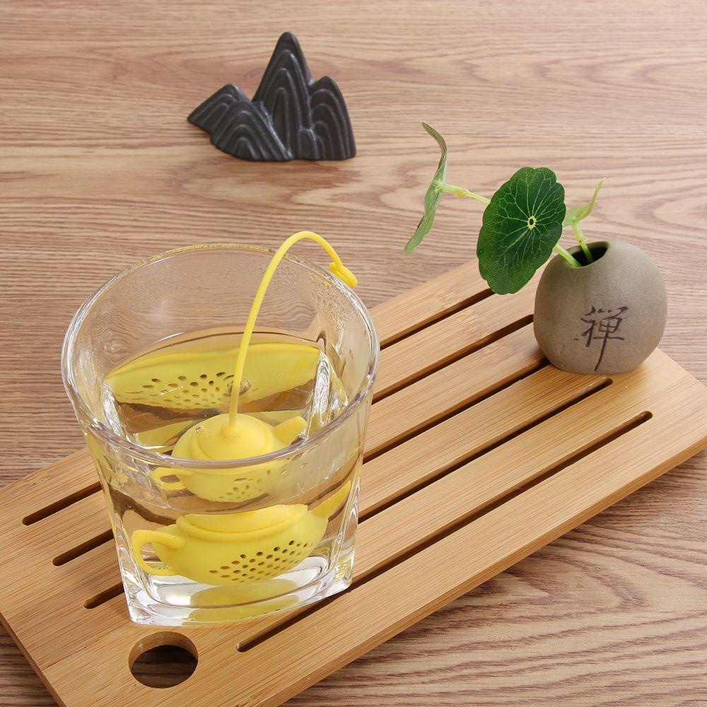 Dụng Cụ Lọc Trà Bằng Silicone Hình Ấm Trà Độc Đáo