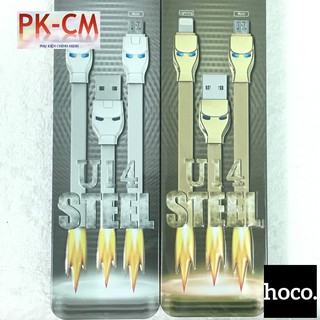 HOCO - Dây Cáp Sạc - U14 2 in 1 - Cổng Apple Lightning - Cổng Micro  (BH 12T)