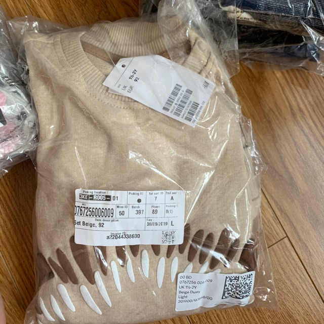 Bộ nỉ hm sz 18-24