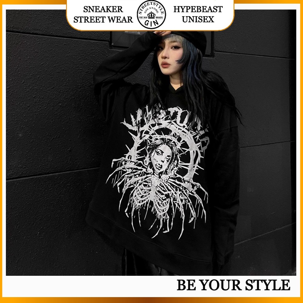 Áo hoodie vah studio SHADOW Áo khoác nỉ vah.studio chất nỉ bông cao cấp - Gin Store