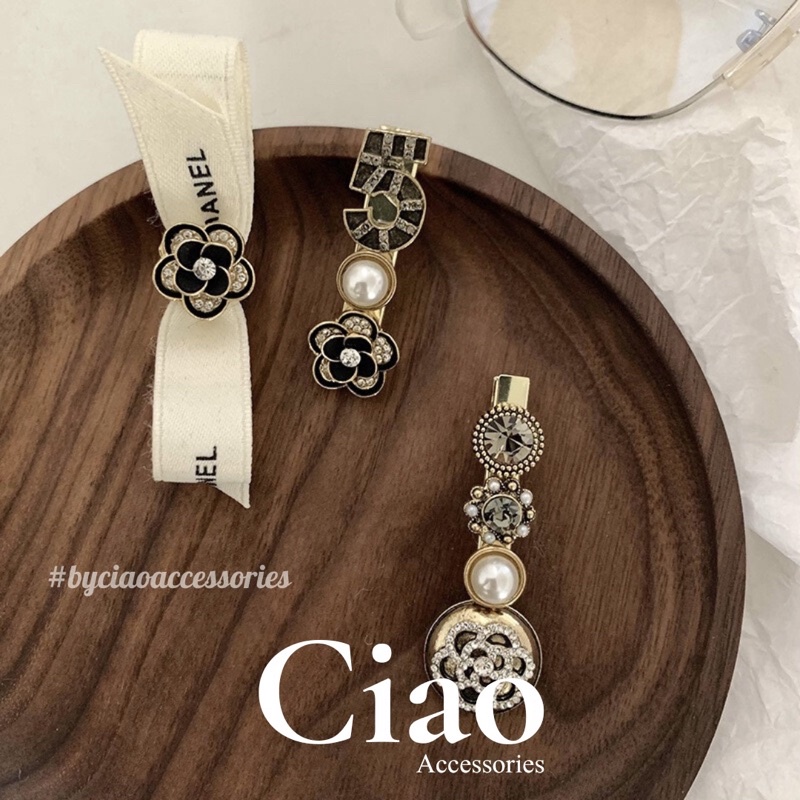 [HOẢ TỐC 1H] Kẹp tóc/ Phụ kiện tóc kim loại thiết kế đính đá tinh tế mã 23 Ciao accessories