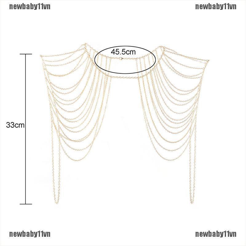 Vòng cổ Toàn Thân Thiết Kế Tua Rua Thời Trang Gợi Cảm Cho Nữ