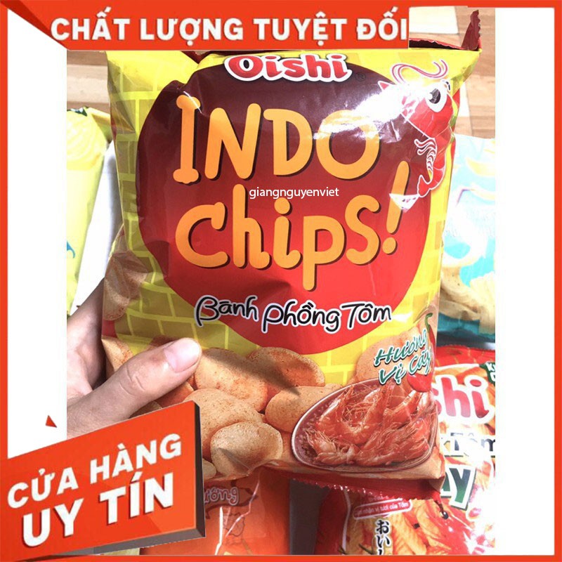 [Mã GROSALE5 giảm 10% đơn 150K] Bim bim snack Bánh Phồng Tôm Hương Vị Cay 40g