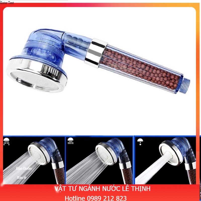 Vòi sen tăng áp 3 chế độ chỉnh có hạt lọc nano GIÁ SỈ
