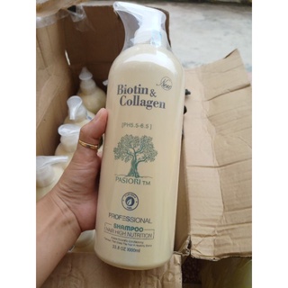 Cặp dầu gội + xả Biotin Collagen (1000ml/1 chai)