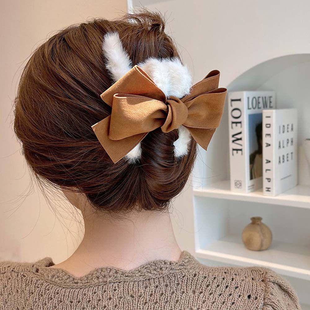 Kẹp Tóc Lông Xù Xinh Xắn Dễ Phối Đồ Cho Nữ 2life