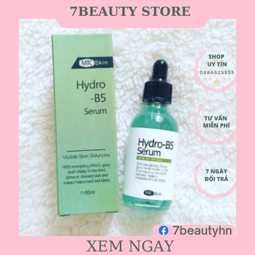 Serum hydro B5 MTC dùng trong spa
