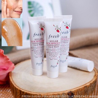 Sữa Rửa Mặt Kiêm Tẩy Da Chết Fresh Sugar Strawberry Exfoliating Face Wash 20ml