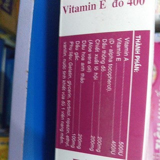 vitamin E đỏ 400 EQ