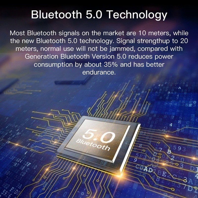 Tai Nghe Bluetooth 5.0 Không Dây Có Mic Cho Xiaomi Redmi