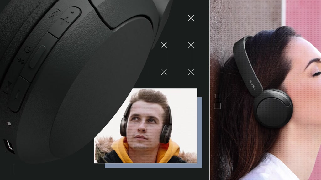 Tai Nghe Chụp Tai Bluetooth Sony WH-CH520, DSEE - Pin 50h - Bluetooth 5.2 - Bảo Hành 12T Chính Hãng | BigBuy360 - bigbuy360.vn