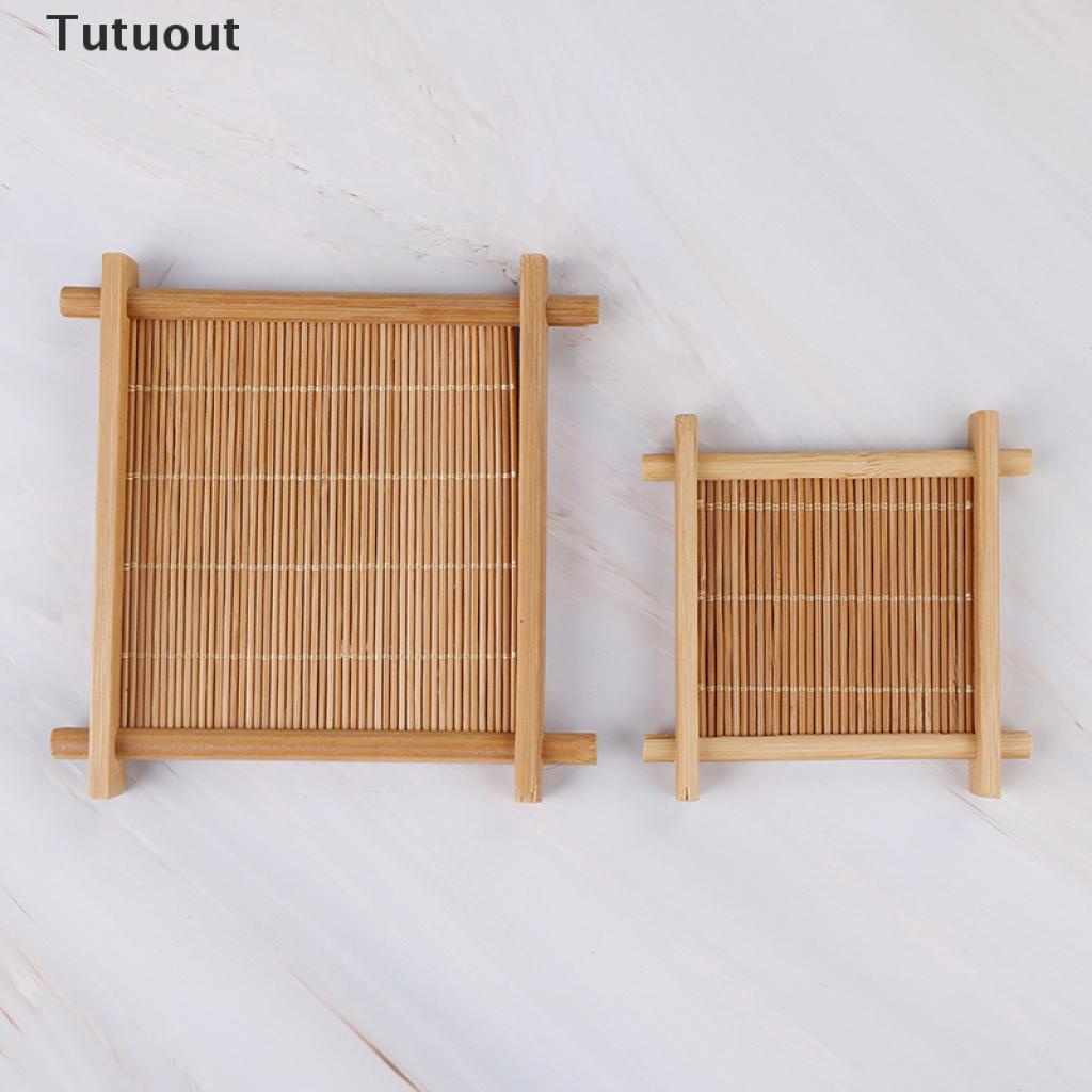 Đế Lót Ly Bằng Tre Trang Trí Nhà Cửa