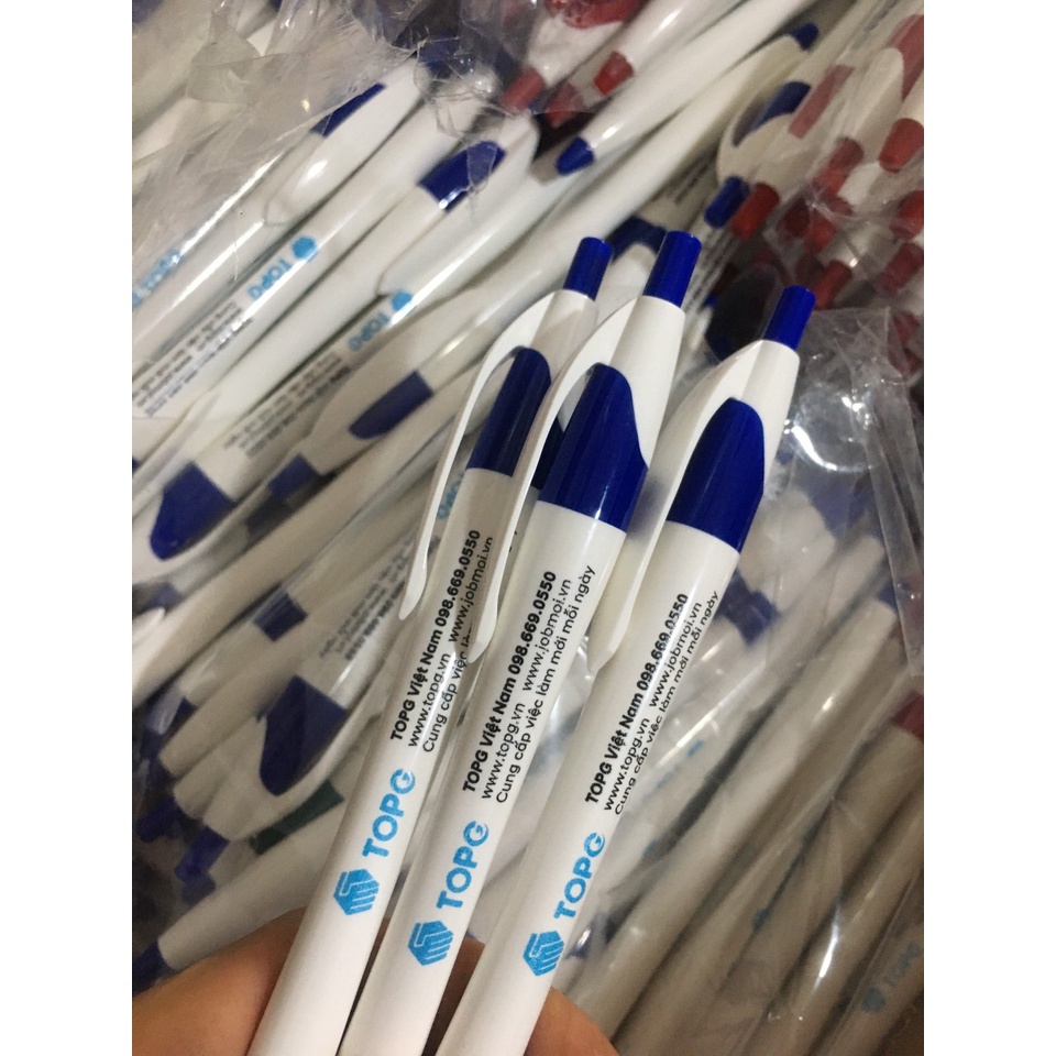 In Bút Bi Giá Rẻ Theo Yêu Cầu - Đặt In Ấn Bút Bi Theo Logo Của Khách Hàng.