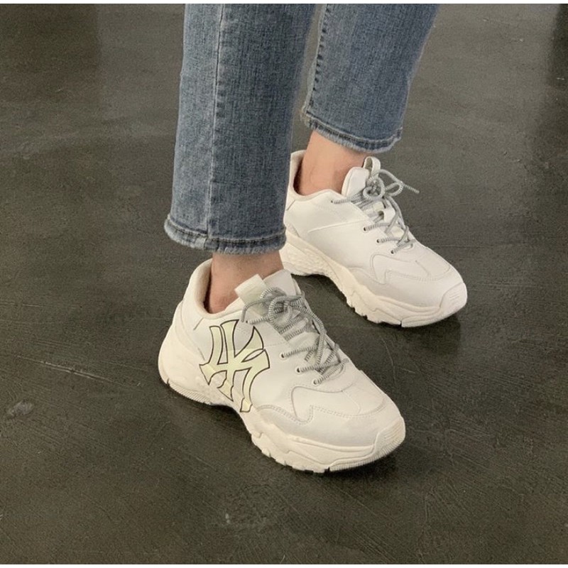 Giày Chunky NY trắng MLB