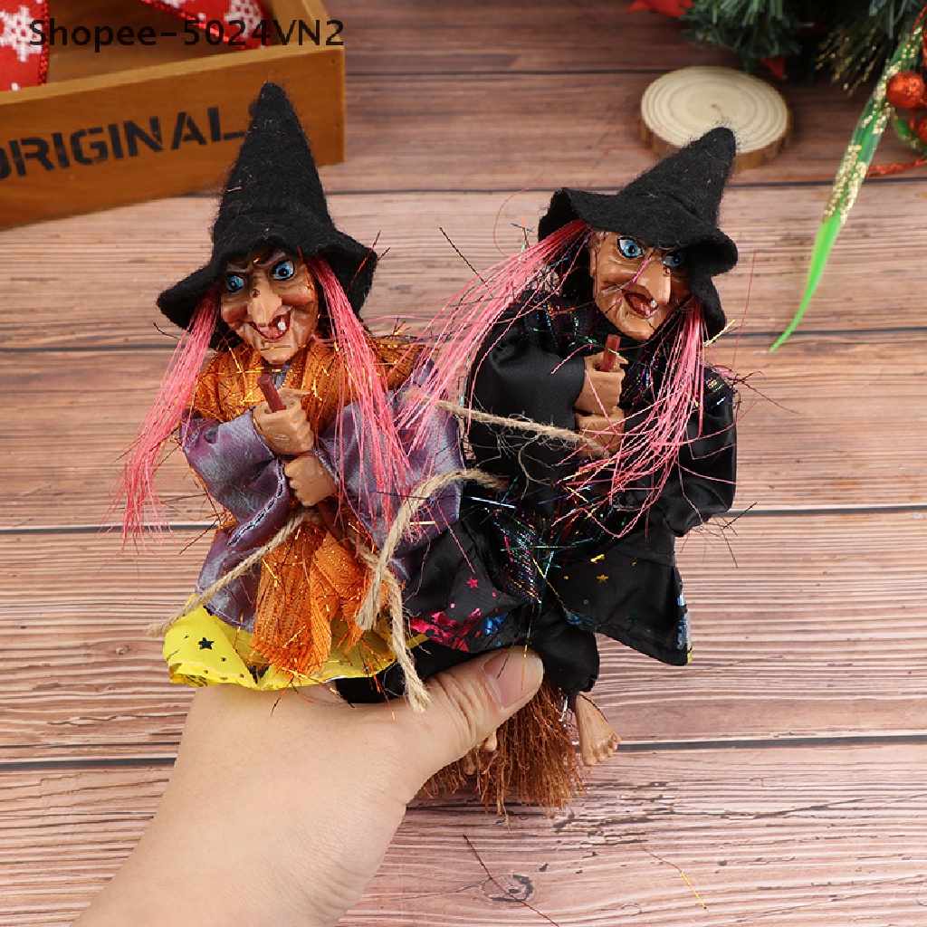 [Mới &amp; Halloween] Mô Hình Phù Thủy Trang Trí Halloween Kinh Dị DIY