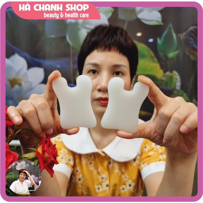 Miếng Cạo Massage Mặt Body Đá Trắng Miếng Cạo Cửu Đới Dụng Cụ Spa Làm Đẹp Dưỡng Sinh Chăm Sóc Da Mặt