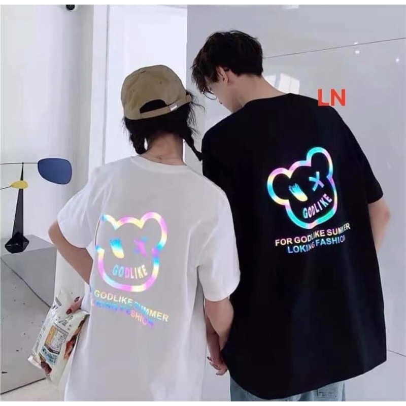 Áo phông gấu GODLIKE phản quang 7m DA6